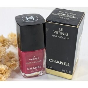 NIB😍Vintage Chanel Le Vernis Nail Colour 46 *Rose D'or Golden Raspberry Polish